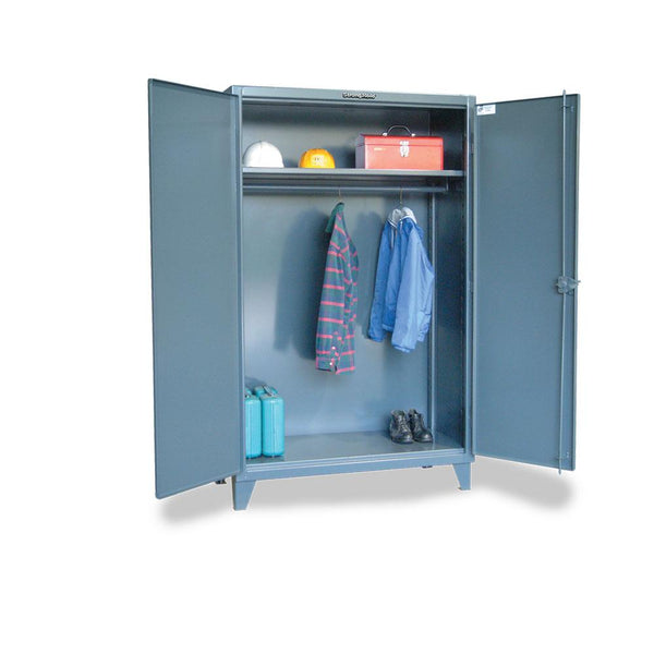 Strong Hold Industrial Cabinets from Essex Drum Handling  Strong Hold's  1,900 lbs Capacity Floor Model Industrial Storage Cabinets are built for  rough and tough industrial storage needs. Get Heavy Duty Metal